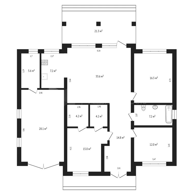 Продажа дома, Кулаково, Тюменский район, Тюменский р-н - Фото 39