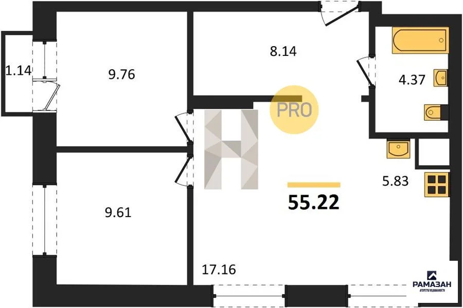 Продажа квартиры в новостройке, Казань, м. Проспект Победы, ул. ... - Фото 1