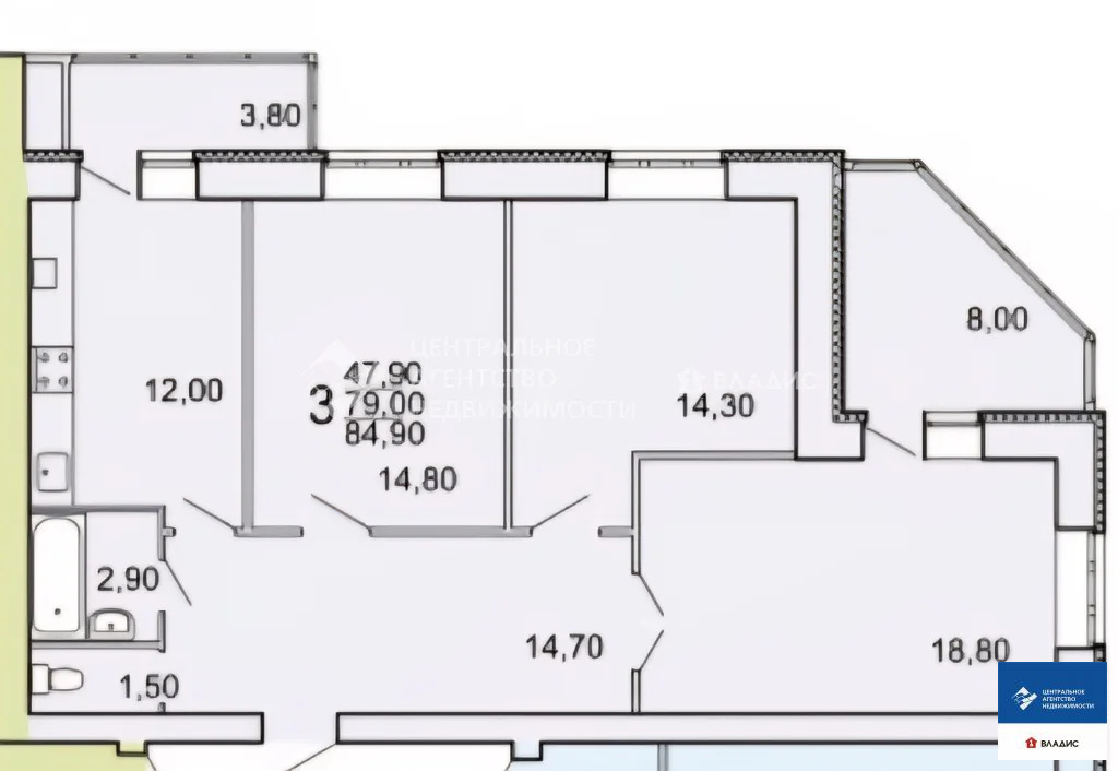 Продажа квартиры, Рязань, Касимовское ш. - Фото 11
