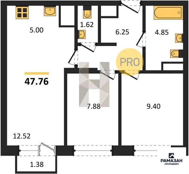Продажа квартиры в новостройке, Казань, м. Проспект Победы, ул. ... - Фото 1