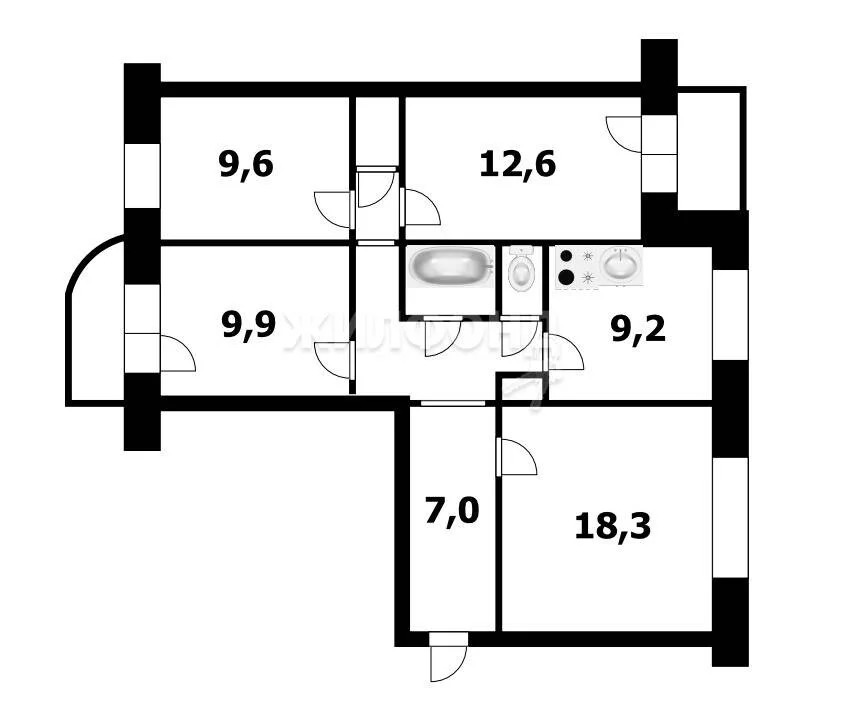 Продажа квартиры, Новосибирск, Владимира Высоцкого - Фото 22