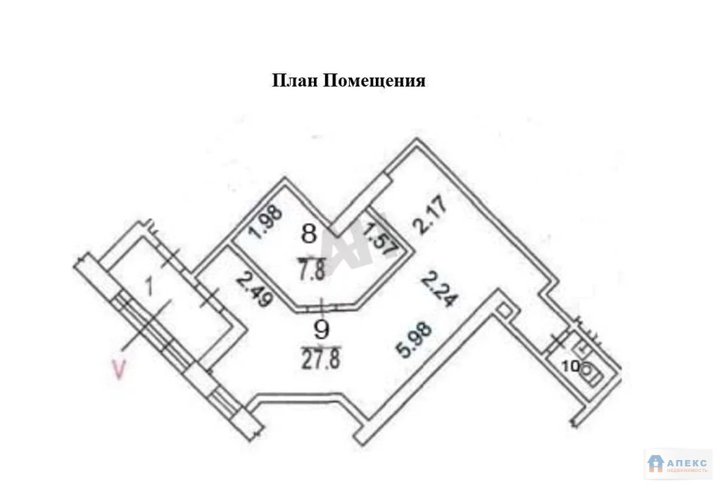 Аренда офиса 39 м2 м. Ломоносовский проспект в жилом доме в Раменки - Фото 8