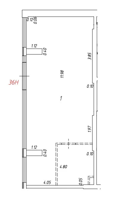 Аренда ПСН площадью 55,9 м2 - Фото 3