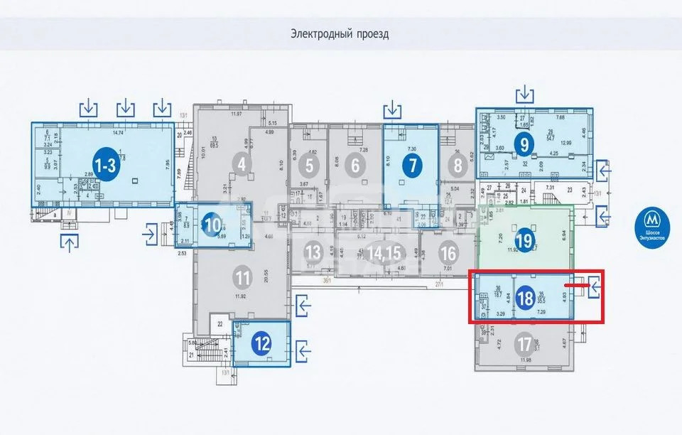 Продажа ПСН, м. Шоссе Энтузиастов, Электродный проезд - Фото 8