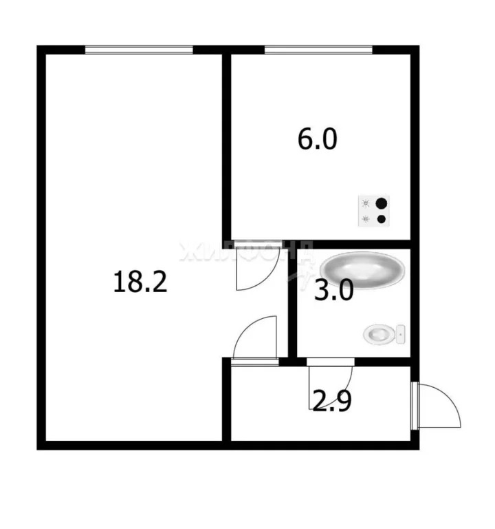 Продажа квартиры, Новосибирск, ул. Блюхера - Фото 9