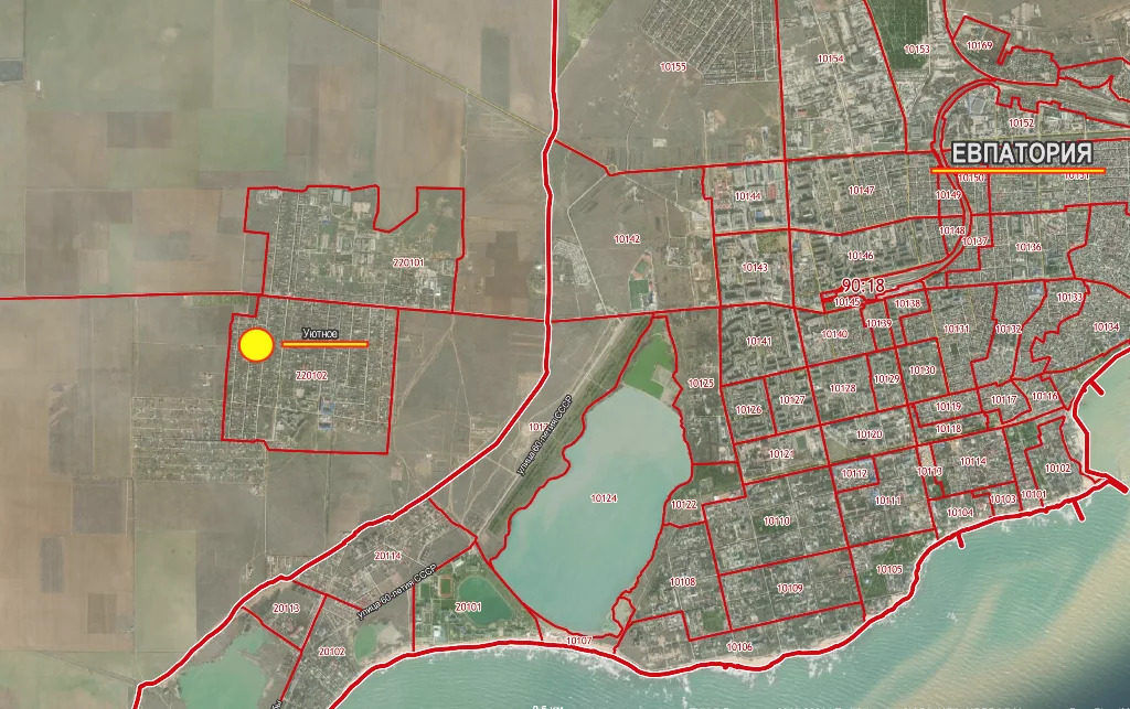 Публичная кадастровая карта крыма сакский район уютное