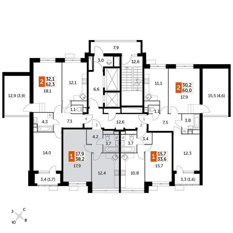Продам 1-комн. квартиру 38.2 кв.м. - Фото 1