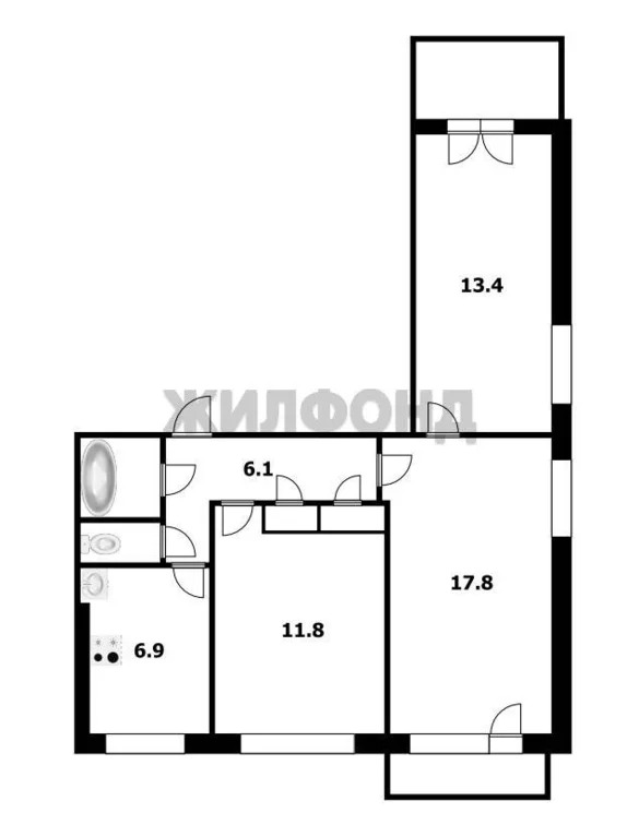 Продажа квартиры, Новосибирск, ул. Саввы Кожевникова - Фото 20