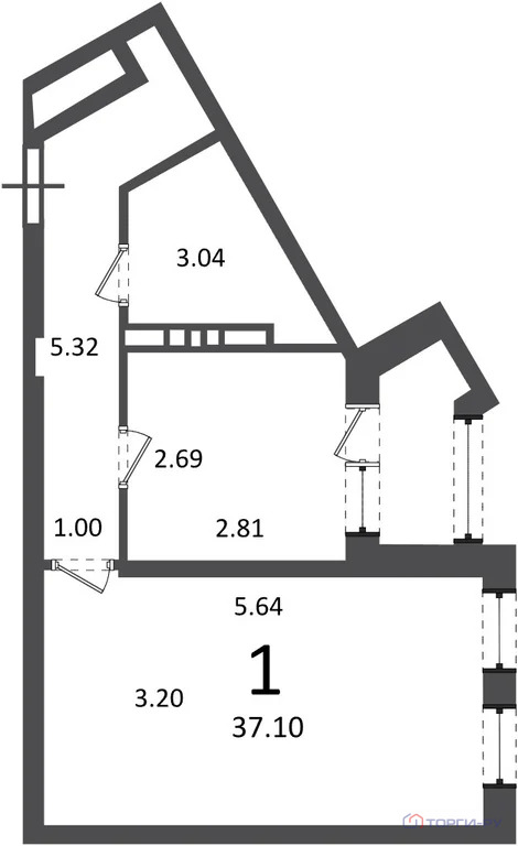 Продажа квартиры, Раево, Краснопахорское с. п., Ирландская улица - Фото 5