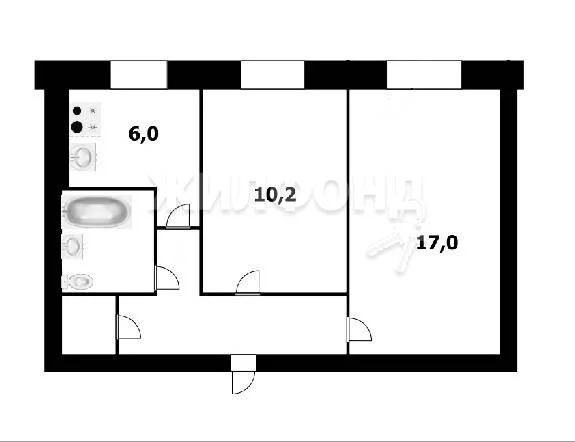 Продажа квартиры, Новосибирск, ул. Молодости - Фото 0