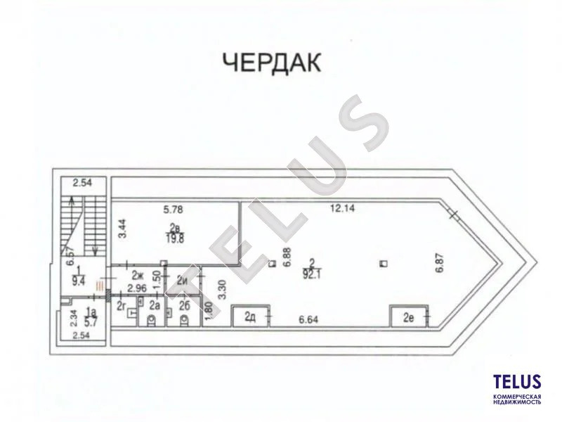 м. Савеловская, Складочная 634 м2 Здание - ресторан (ном. объекта: ... - Фото 10