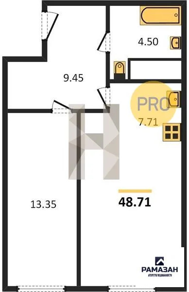 Продажа квартиры в новостройке, Казань, м. Проспект Победы, Рауиса ... - Фото 1