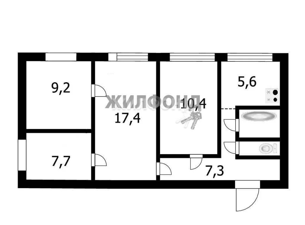 Продажа квартиры, Новосибирск, ул. Иванова - Фото 11