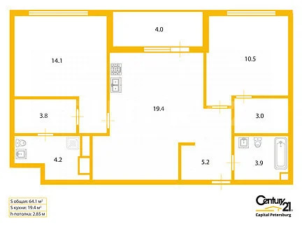 Продажа квартиры, ул. Белоостровская - Фото 42