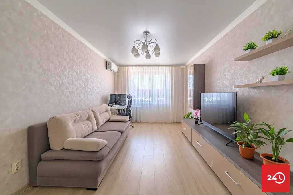 Отличная  1-комнатная  квартира с ремонтом, мебелью и техникой - Фото 11