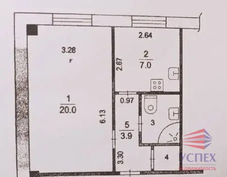 Продаётся 1-комнатная квартира г. Жуковский, ул. Калугина, д. 9к2 - Фото 10