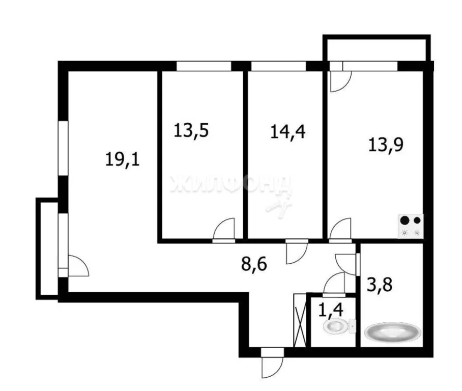 Продажа квартиры, Новосибирск, ул. Петухова - Фото 29