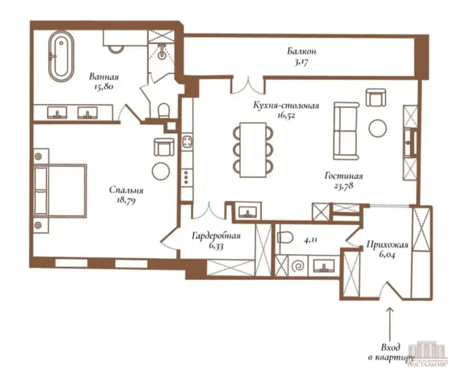 Продается 2-комн. квартира, 95,6 м2 - Фото 7