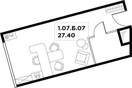 Продажа офиса 27.4 м2 - Фото 4