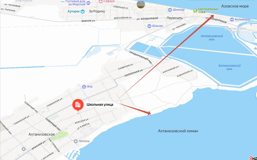 Продажа участка, Ахтанизовская, Темрюкский район, ул. Школьная - Фото 1