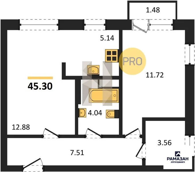 Продажа квартиры в новостройке, Казань, м. Проспект Победы, ул. ... - Фото 1