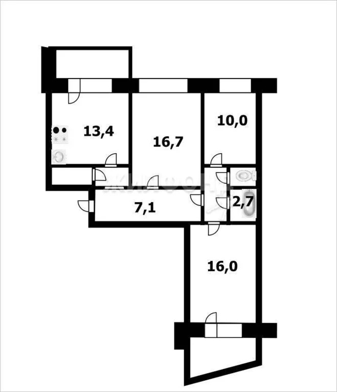 Продажа квартиры, Новосибирск, Спортивная - Фото 29