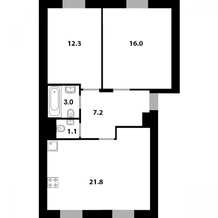 Продажа квартиры, Солманово, Одинцовский район, Улица Дюма, 34 - Фото 25