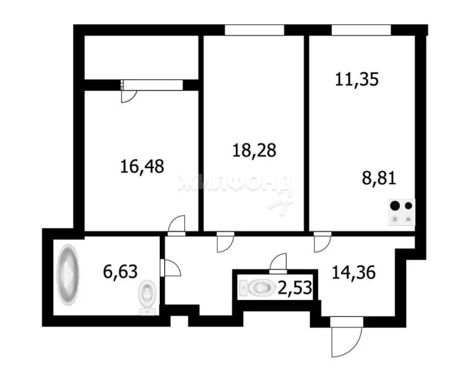 Продажа квартиры, Новосибирск, ул. Московская - Фото 5