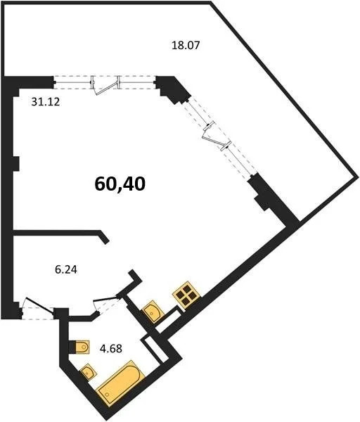 Продажа квартиры в новостройке, Севастополь, ул. Летчиков - Фото 1