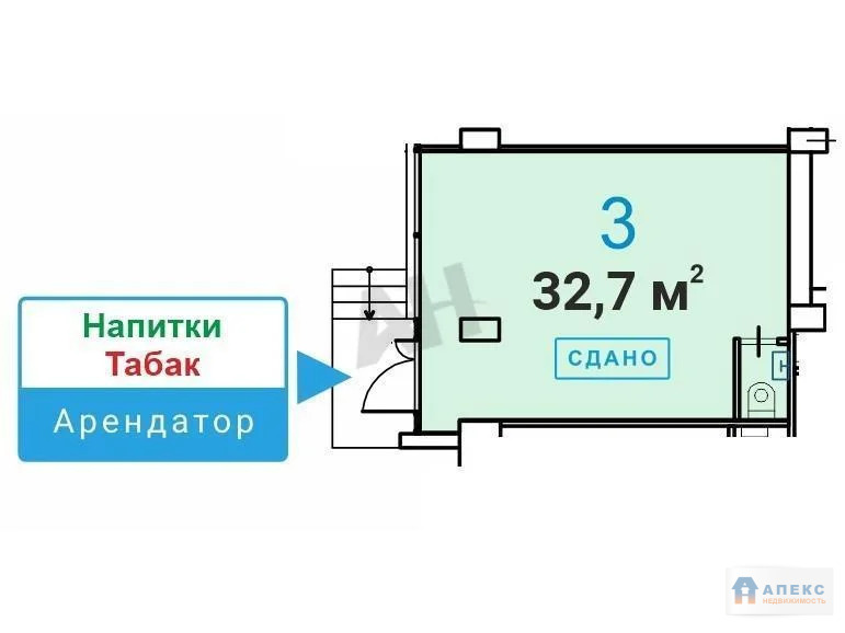 Продажа помещения пл. 33 м2 под магазин, ,  м. Белорусская в жилом ... - Фото 5