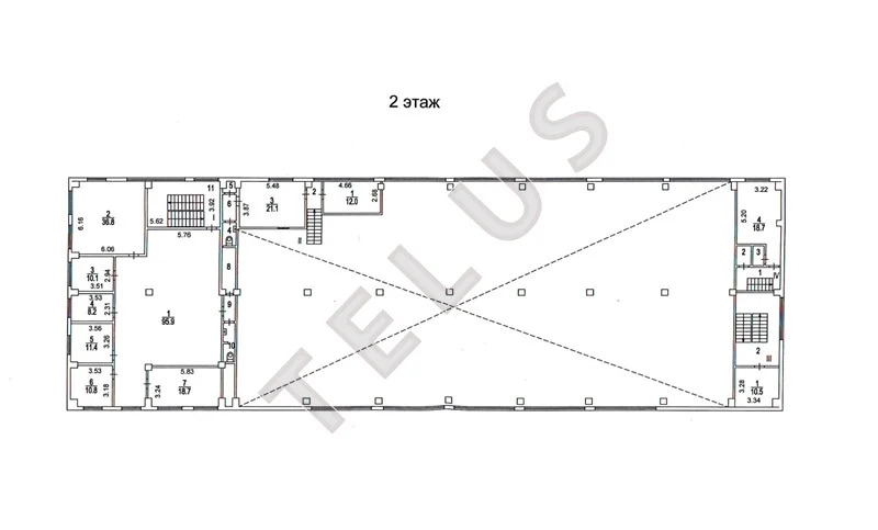 м. Лихоборы, ул. Прянишникова, 2 420 м2, "Здание" (ном. объекта: 5426) - Фото 10