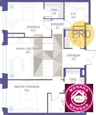 Продажа квартиры в новостройке, м. Спортивная, ул. Погодинская - Фото 1