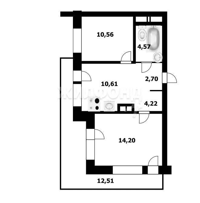 Продажа квартиры, Новосибирск, ул. Аэропорт - Фото 18