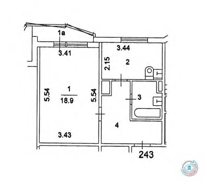 Продается квартира, 37.7 м - Фото 5