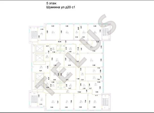 м. Сокольники, ул. Шумкина, 8350 м2, Бизнес-центр (ном. объекта: 8027) - Фото 15