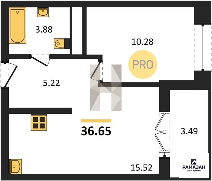 Продажа квартиры в новостройке, Казань, м. Горки, ул. Патриса Лумумбы - Фото 1