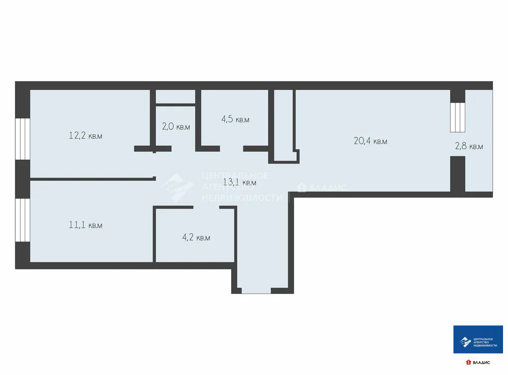 Продажа квартиры, Рязань, Брестская улица - Фото 17