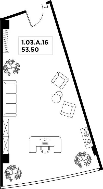 Продажа офиса 53.5 м2 - Фото 4