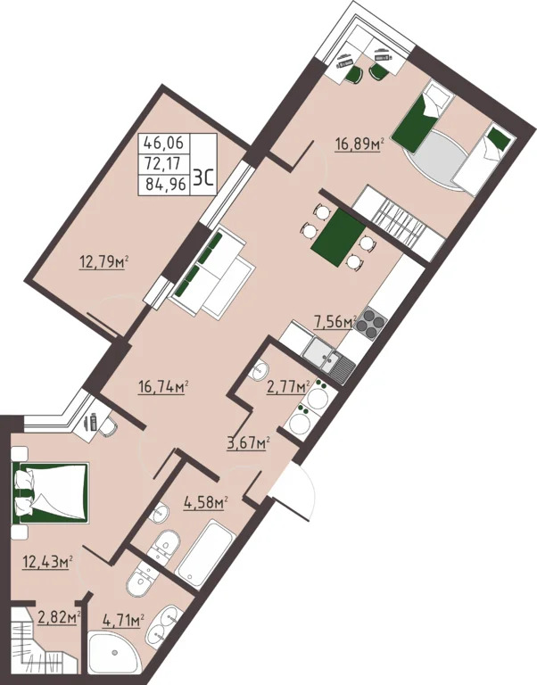 Продажа квартиры, Оренбург, Гагарина пр-кт. - Фото 7