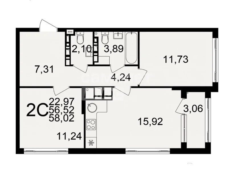 Продажа квартиры, Тула, Веневское ш. - Фото 11