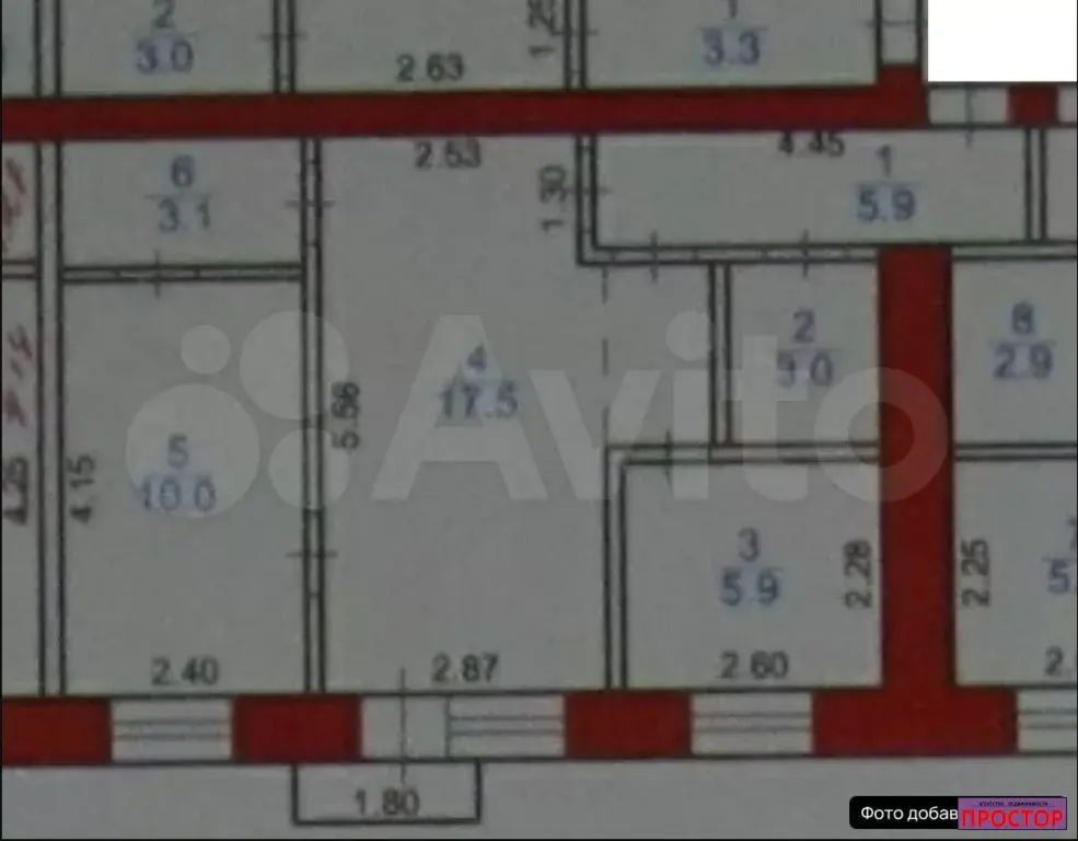 2-к. квартира, 45,4 м, 4/4 эт. - Фото 7