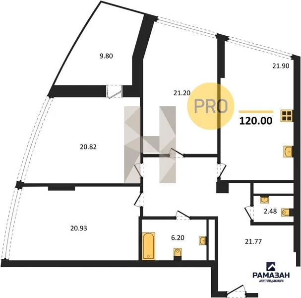 Продажа квартиры в новостройке, Казань, м. Горки, ул. Танковая - Фото 1