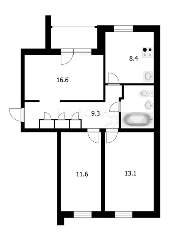 Продажа квартиры, Новосибирск, Ольги Жилиной - Фото 11