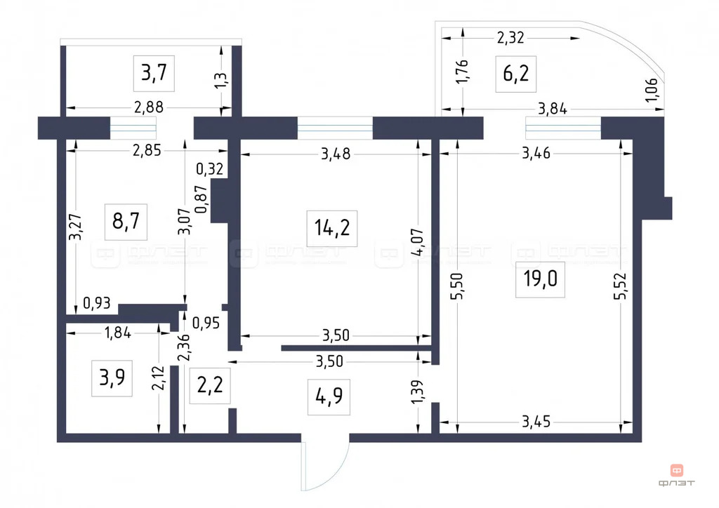 Продажа квартиры, Казань, ул. Братьев Касимовых - Фото 18