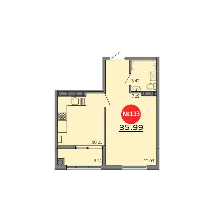 Продажа квартиры в новостройке, Белоглинка, Симферопольский район, ... - Фото 2