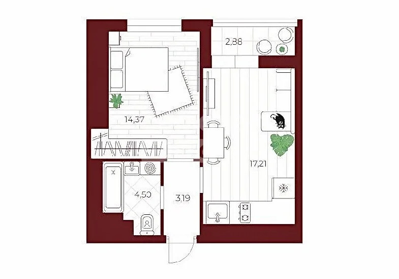 Продажа квартиры, Петровский, Ленинский район, Шоссейный проезд - Фото 20