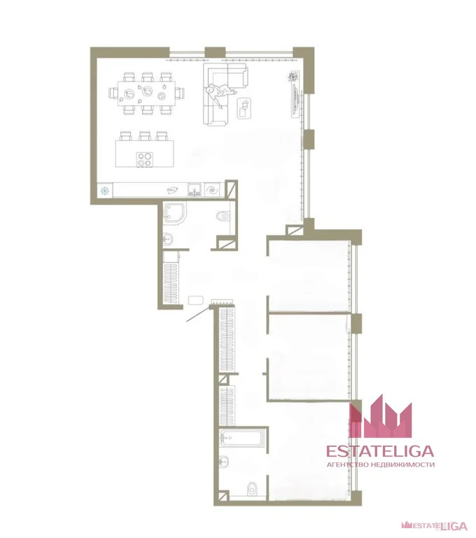 Продажа квартиры, улица Мустая Карима - Фото 3