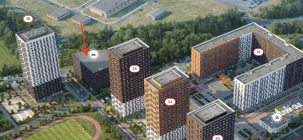 Аренда машиноместа в паркинге ЖК «Орловский парк» - Фото 0
