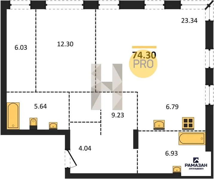 Продажа квартиры в новостройке, Казань, ул. Портовая - Фото 1