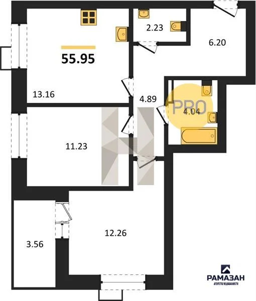 Продажа квартиры в новостройке, Казань, м. Яшьлек, Фатыха Амирхана ул. - Фото 1